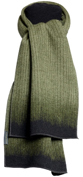 Halsduk i filtad ull – Lotus grön