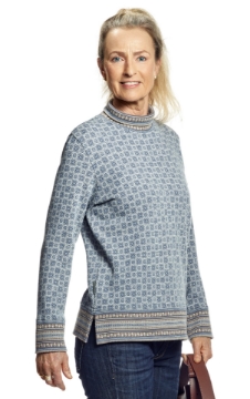 Ulljumper Maja Lana blå Ulljumper Maja Lana blå