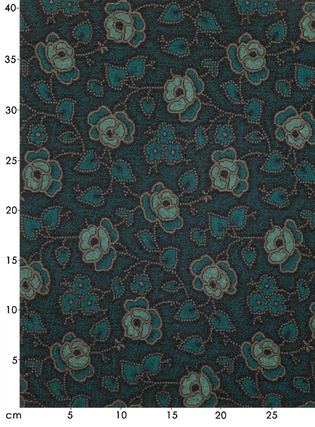 Jerseytyg Florall grön