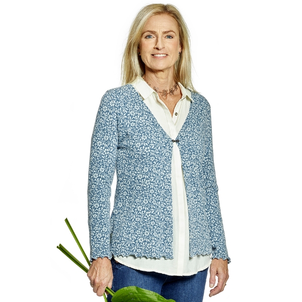 Ullkofta Nätt Vinca china blue