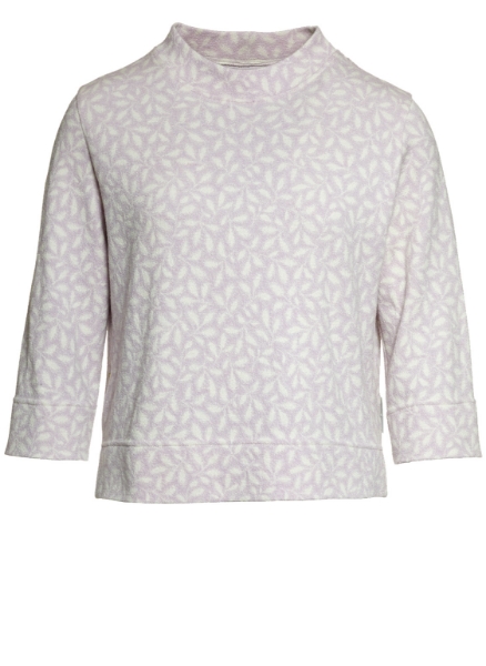 Ulljumper Juni Föj vit lavendel